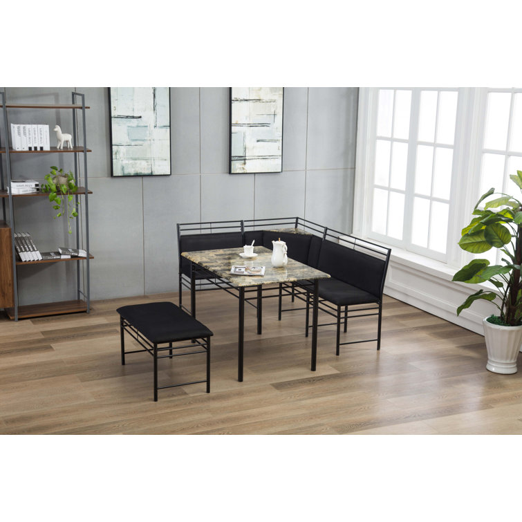 Tyrell 3 Piece Breakfast Nook Dining Set